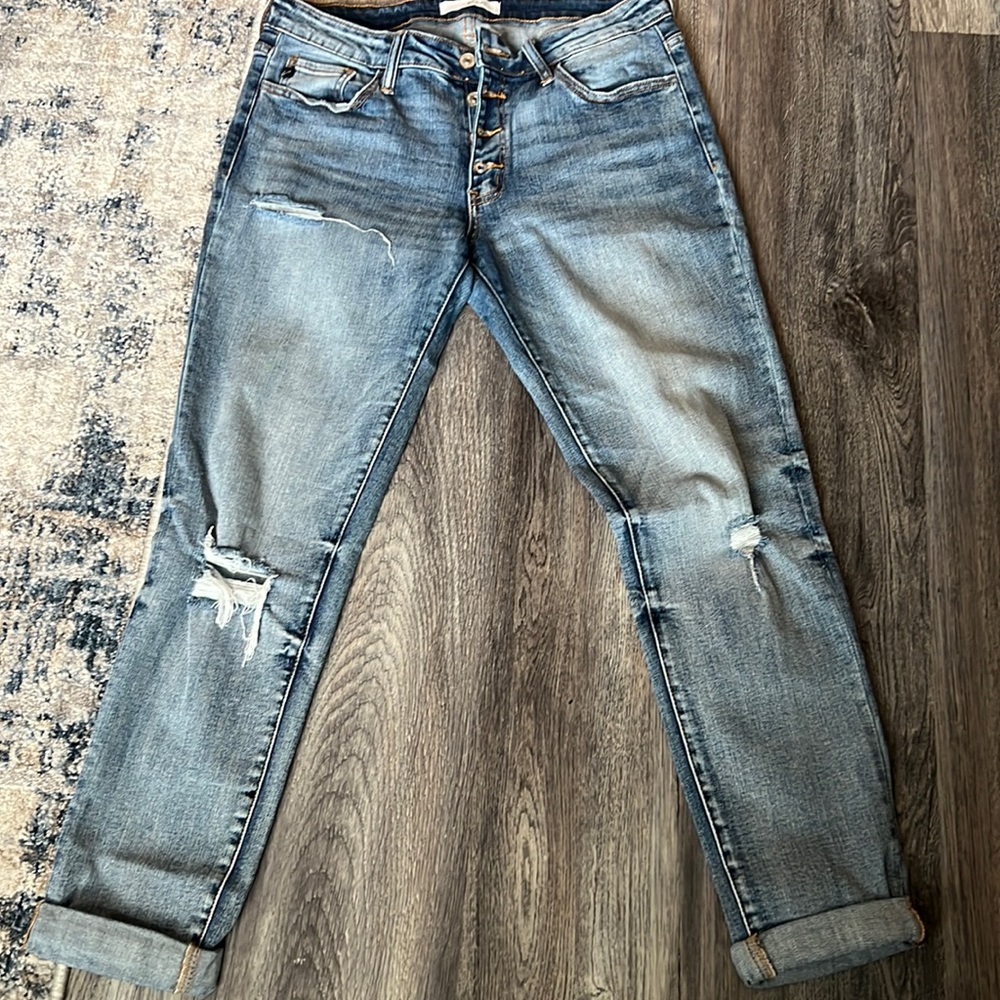 Kancan size 9 buttonfly jeans